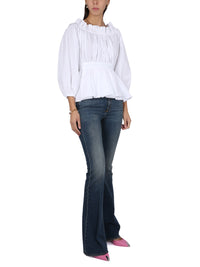 Alexander Mcqueen Women Cotton Poplin Top