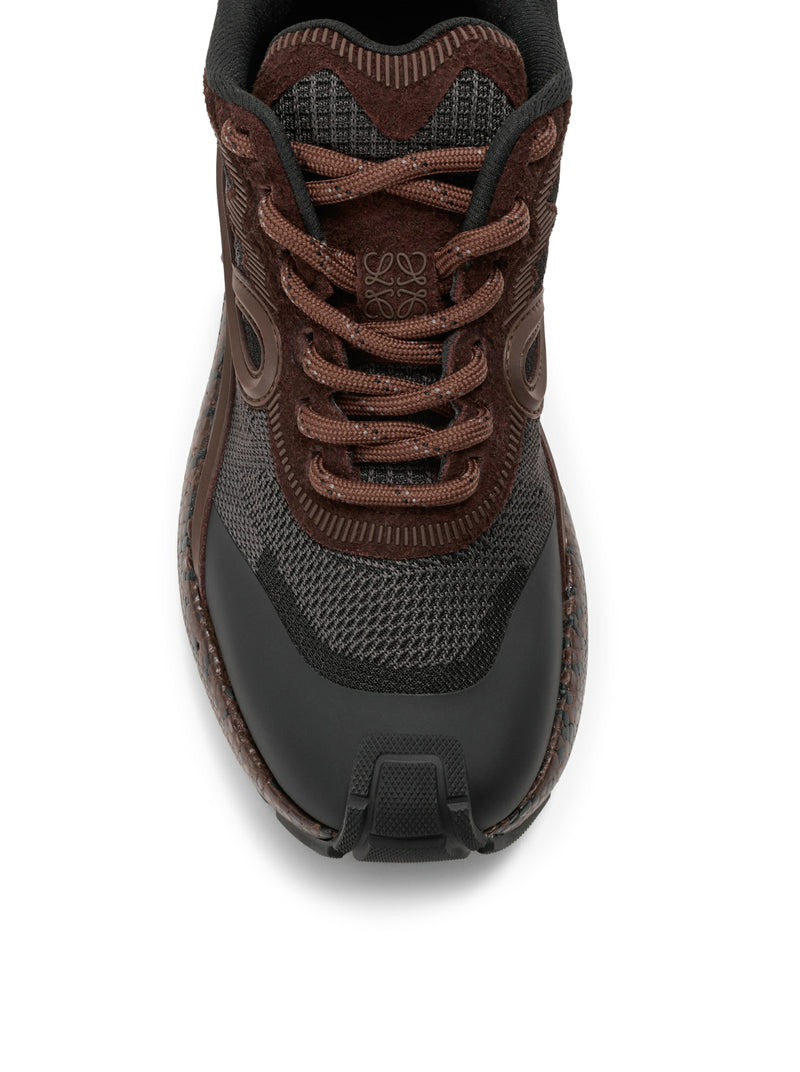 Loewe Loewe Men Pogo Sneakers In Technical Knit And Suede