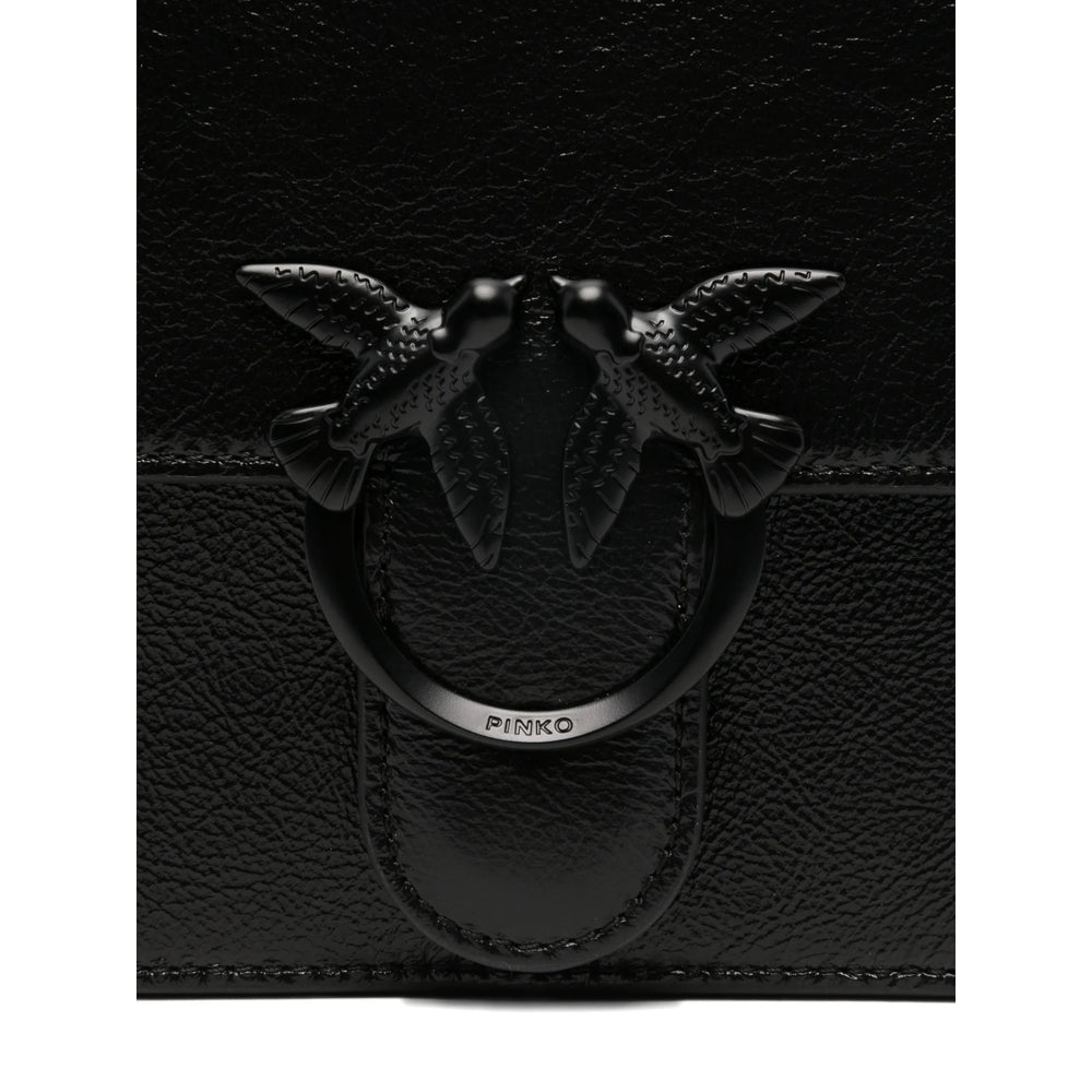 Pinko Black Tote Bags Women