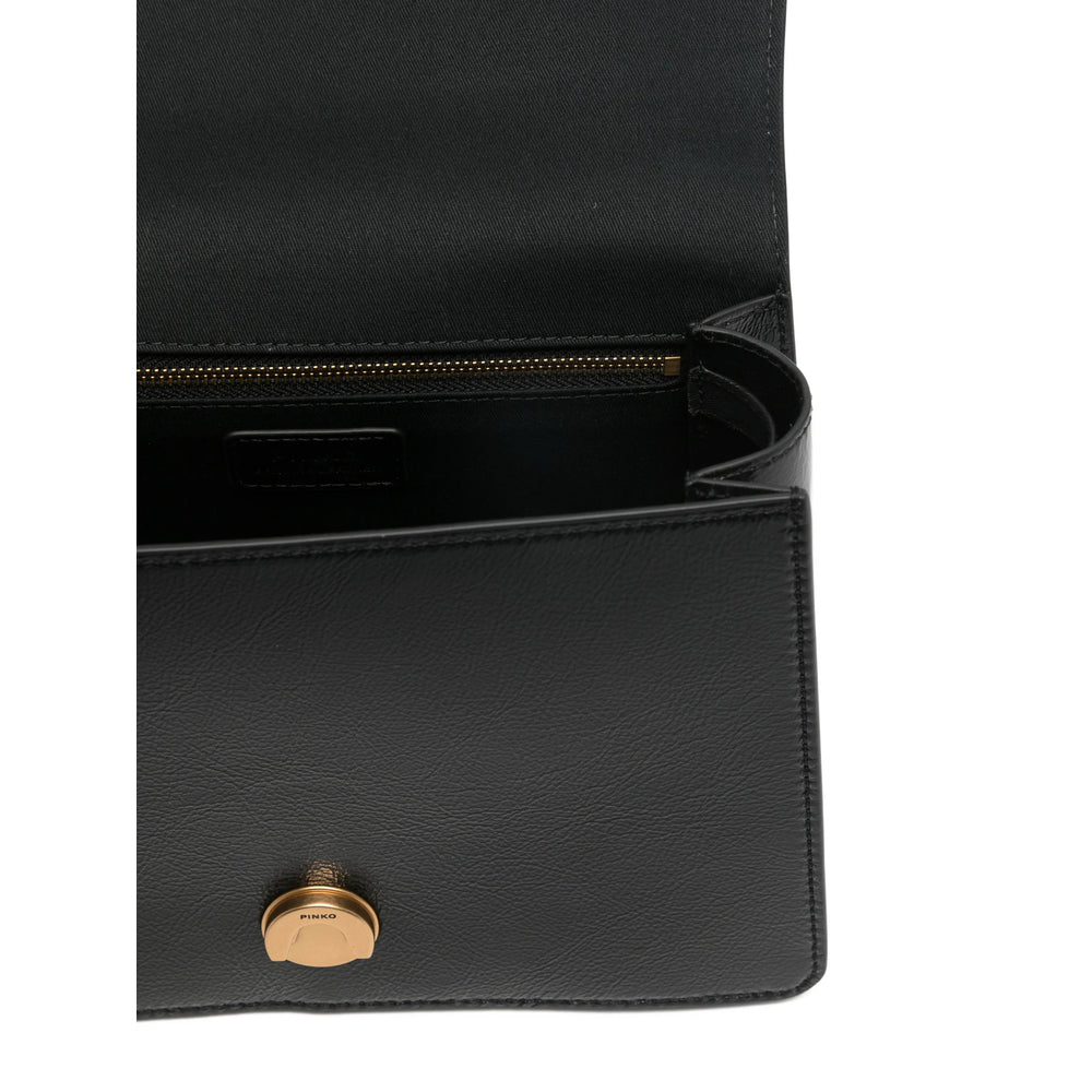 Pinko Black Tote Bags Women