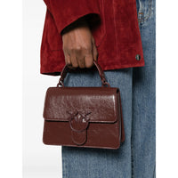 Pinko Red Tote Bags Women