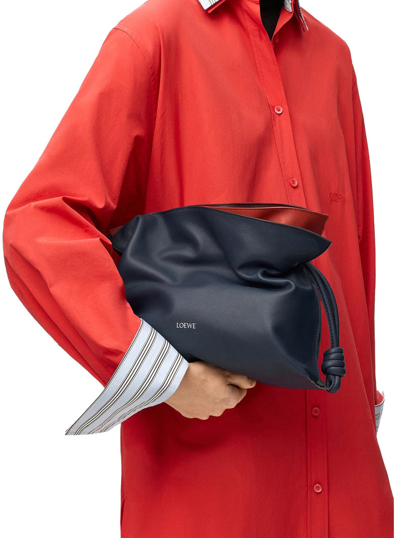 Loewe Women Medium Layered Flamenco Clutch In Nappa Calfskin