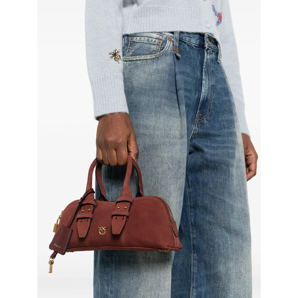 Pinko Red Tote Bags Women