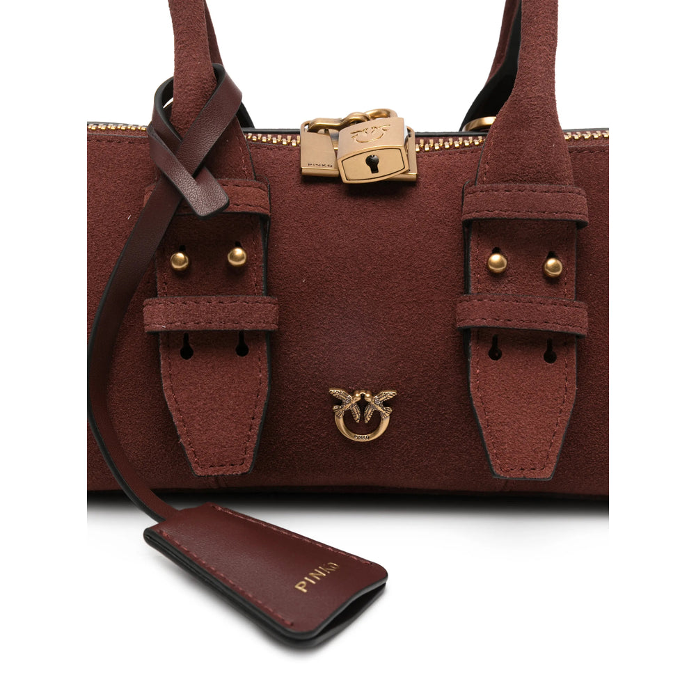 Pinko Red Tote Bags Women