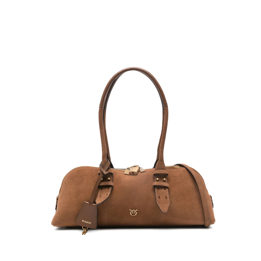 Pinko Brown Tote Bags Women