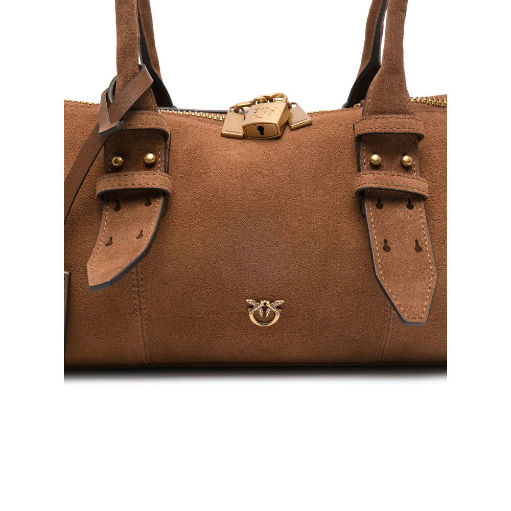 Pinko Brown Tote Bags Women