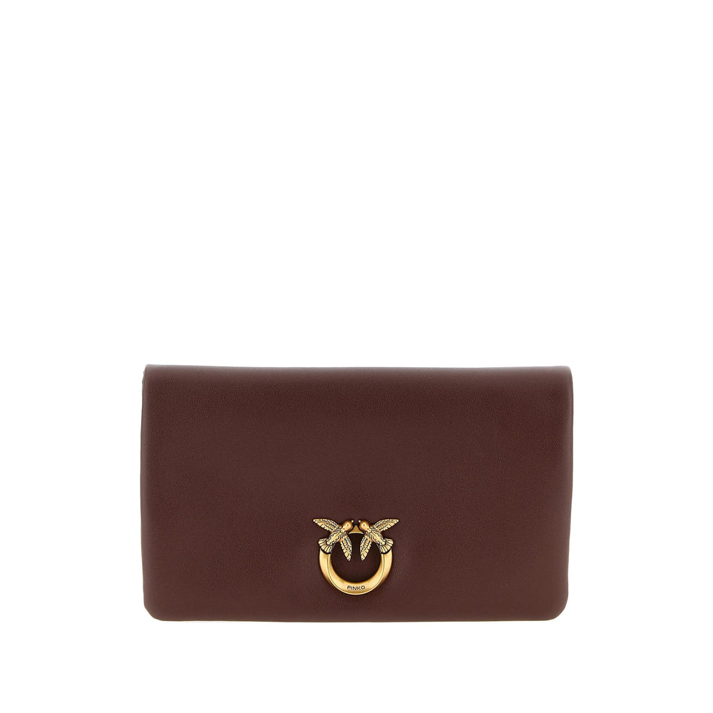 Pinko Brown Clutch Bags Women