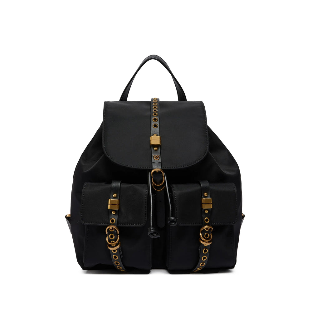 Pinko Black Backpacks Women