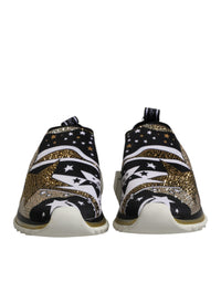 Dolce & Gabbana Multicolor Sorrento Low Top Sneakers Men's Shoes