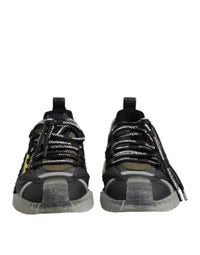 Dolce & Gabbana Multicolor Lace Up Low Top NS1 Sneakers Men's Shoes
