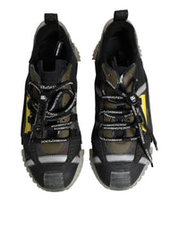 Dolce & Gabbana Multicolor Lace Up Low Top NS1 Sneakers Men's Shoes