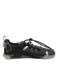 Dolce & Gabbana Multicolor Lace Up Low Top NS1 Sneakers Men's Shoes
