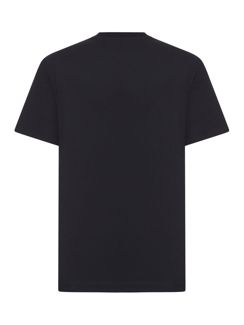 Burberry Men Cotton T-Shirt With Horseman Logo