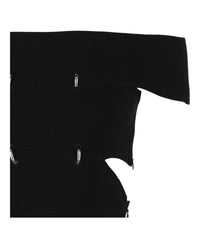 Alexander McQueen Womens Sliced Off-The-Shoulder Top