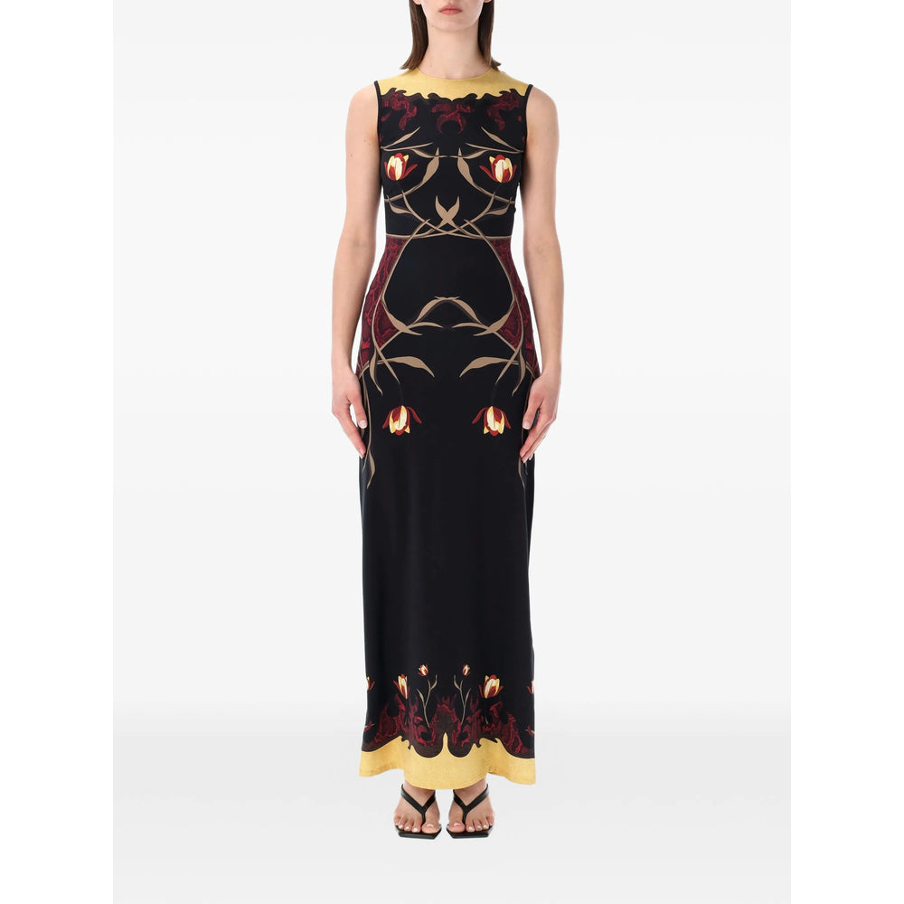 Marine Serre Black Dresses - Evening Dresses Women