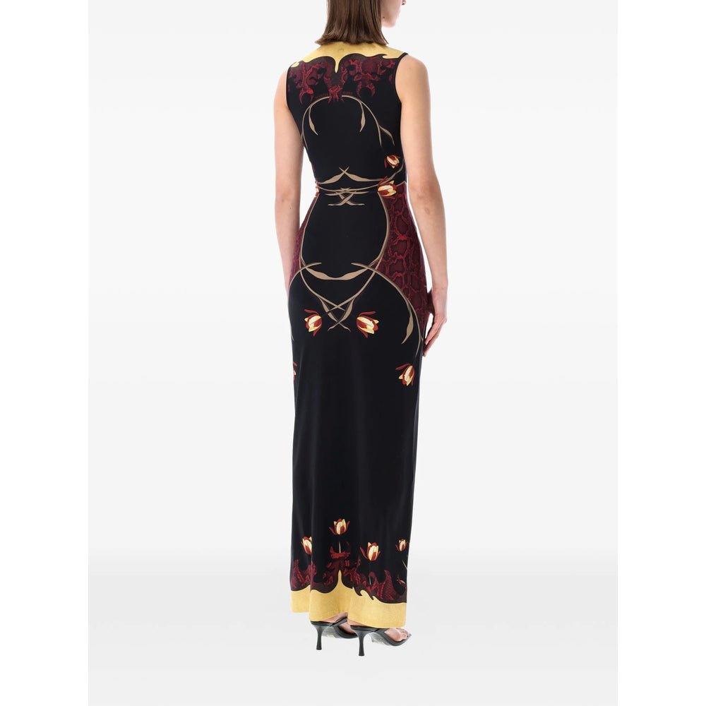 Marine Serre Black Dresses - Evening Dresses Women