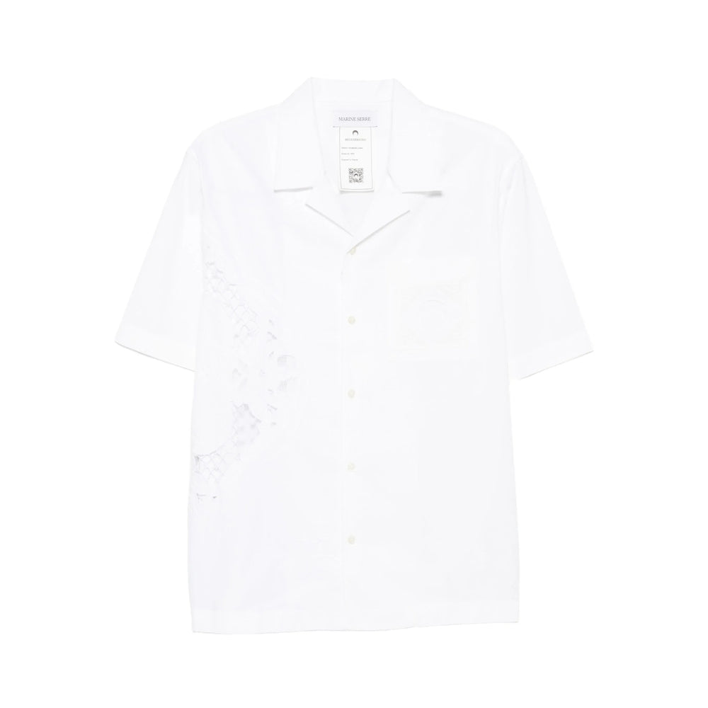 Marine Serre White Tops - Shirts Women