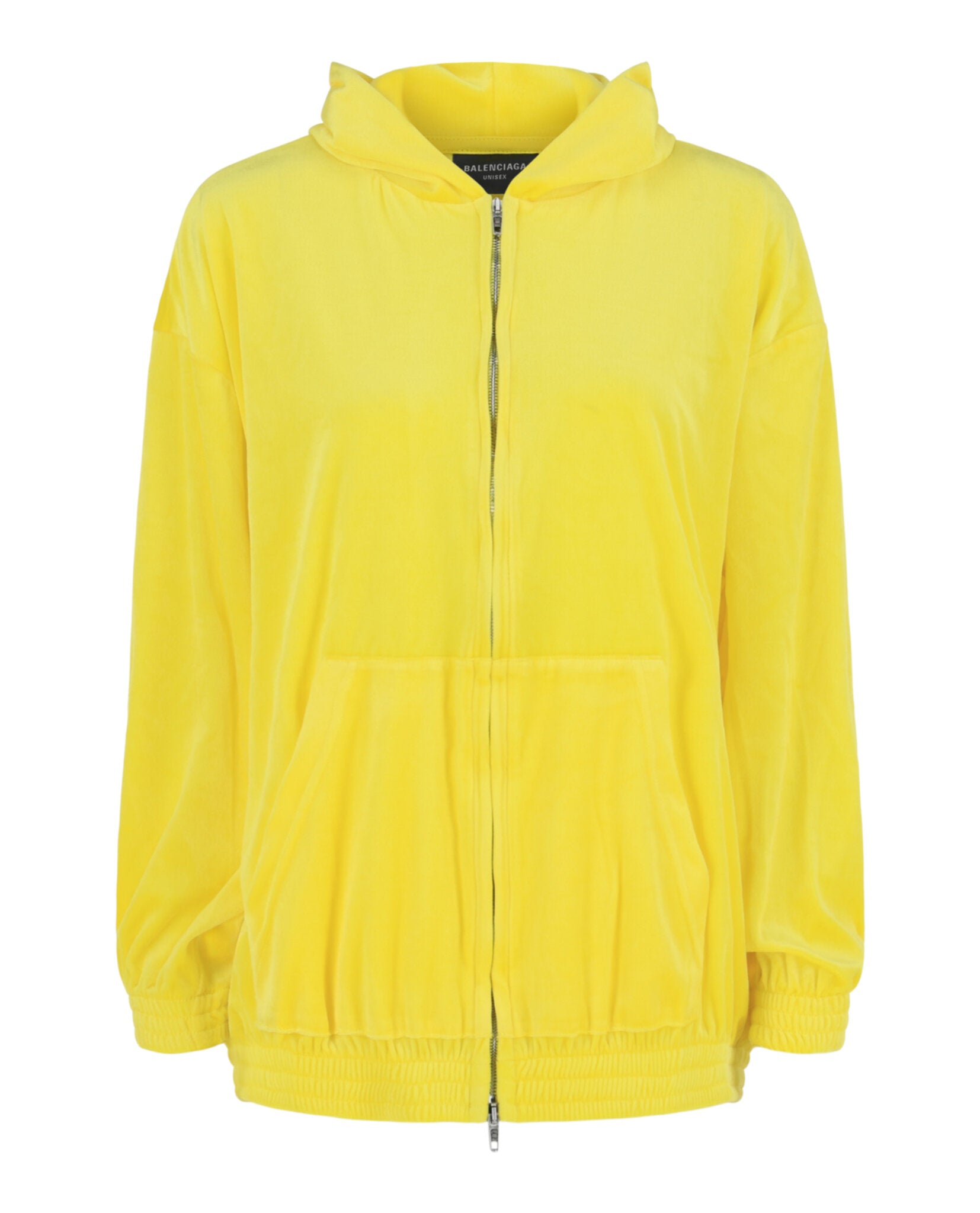 Balenciaga Balenciaga Womens Velvet Zip-Up Hoodie