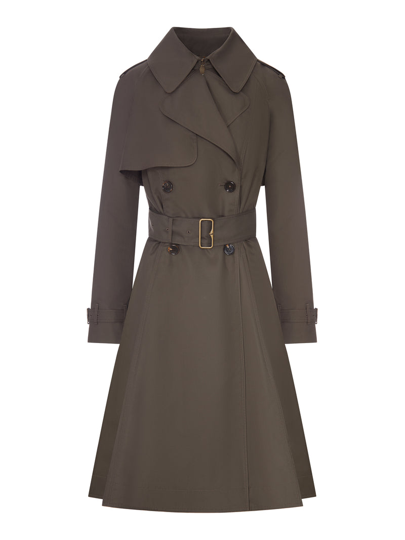 Burberry Women Pembury Long Gabardine Trench Coat