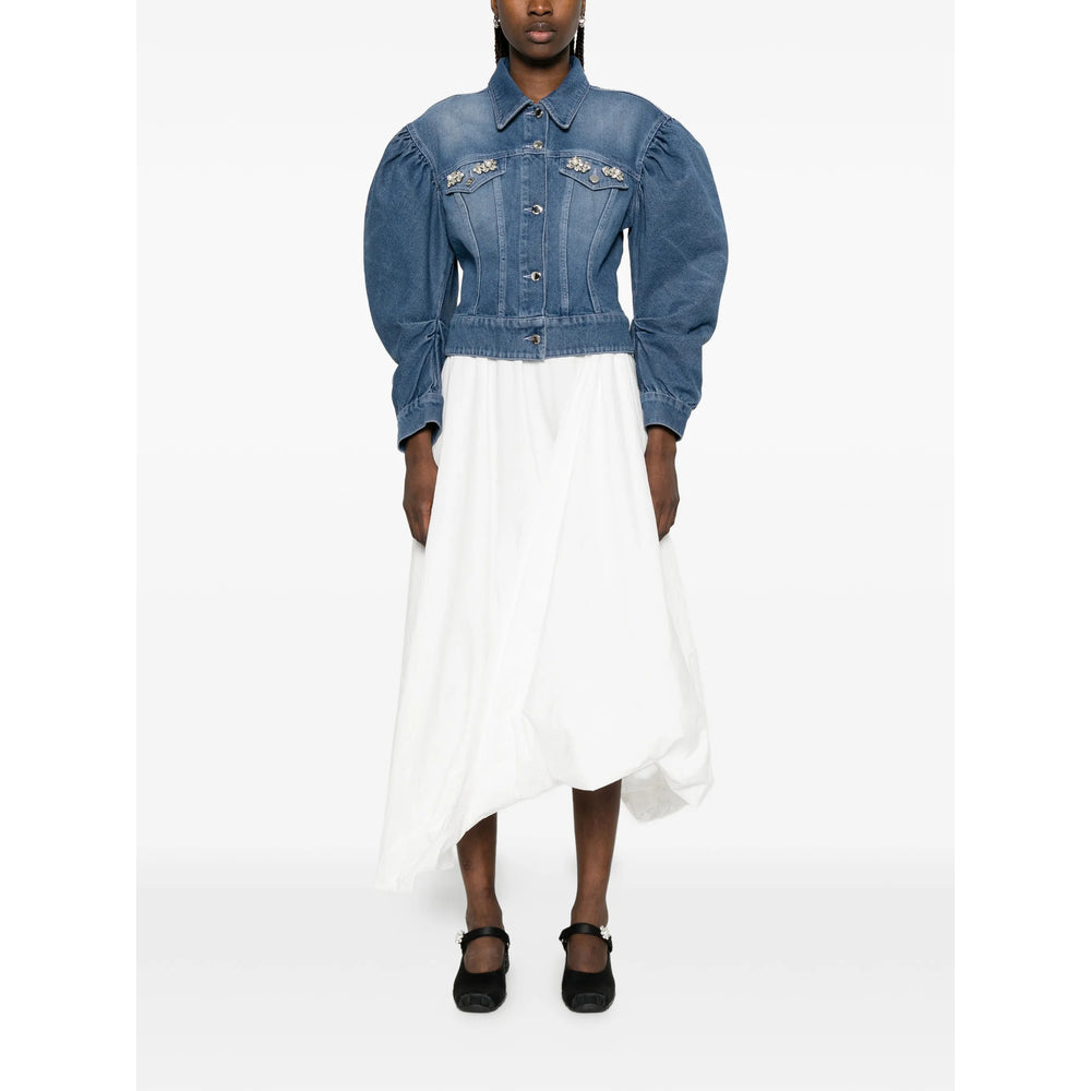 Simone Rocha Blue Jackets - Denim Jackets Women