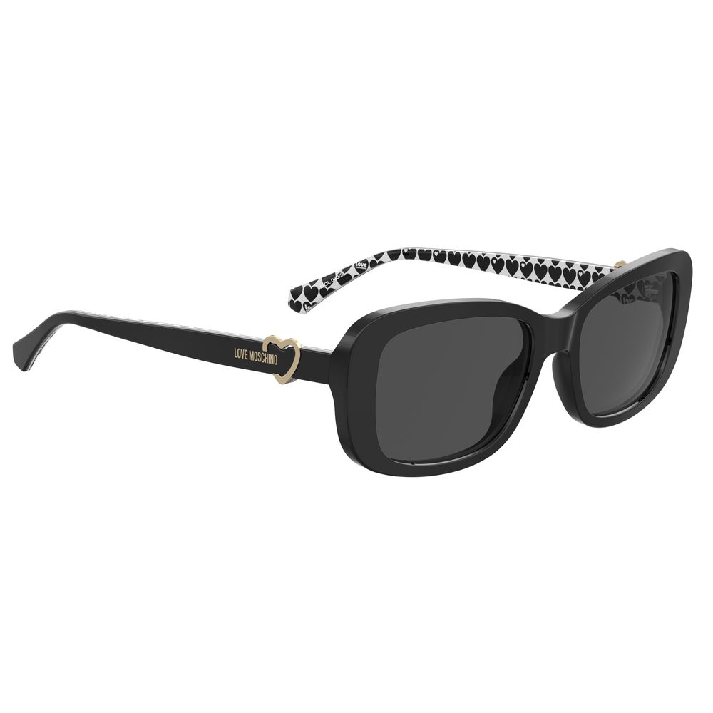 Love Moschino Love Moschino Black Acetate Women's Sunglasses