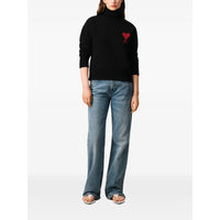 Ami Paris Black Sweaters & Knitwear - Jumpers Men