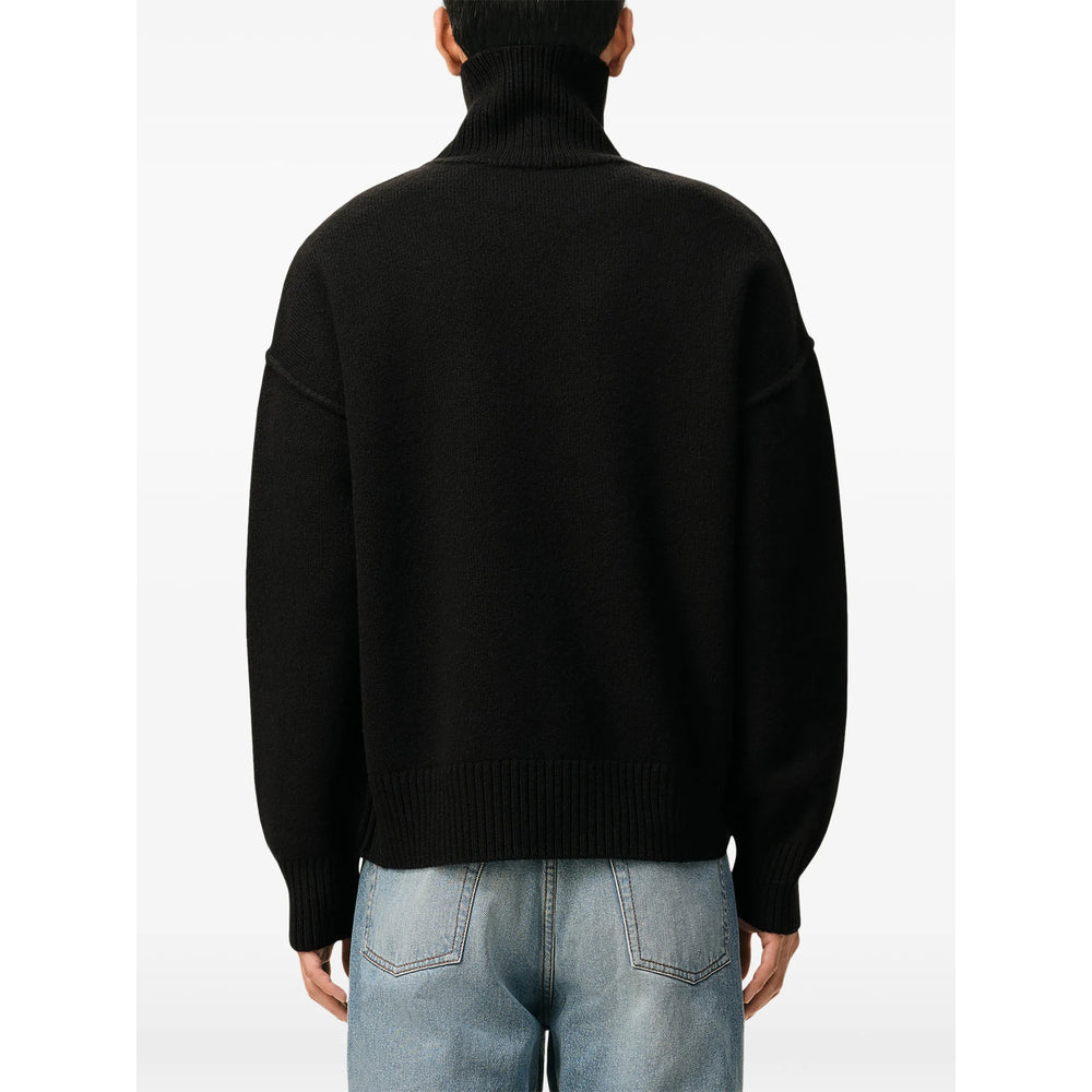 Ami Paris Black Sweaters & Knitwear - Jumpers Men