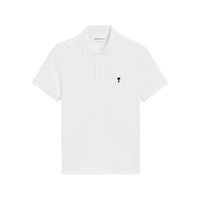 Ami Paris Ami Paris White Polo Shirts Men
