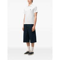 Ami Paris Ami Paris White Polo Shirts Men