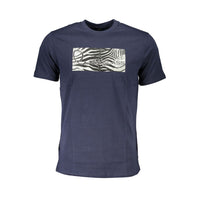Cavalli Class Cavalli Class Blue Cotton Men's T-Shirt