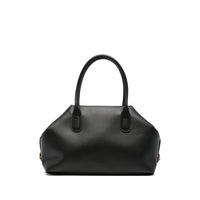 The-Moirè Black Tote Bags Women