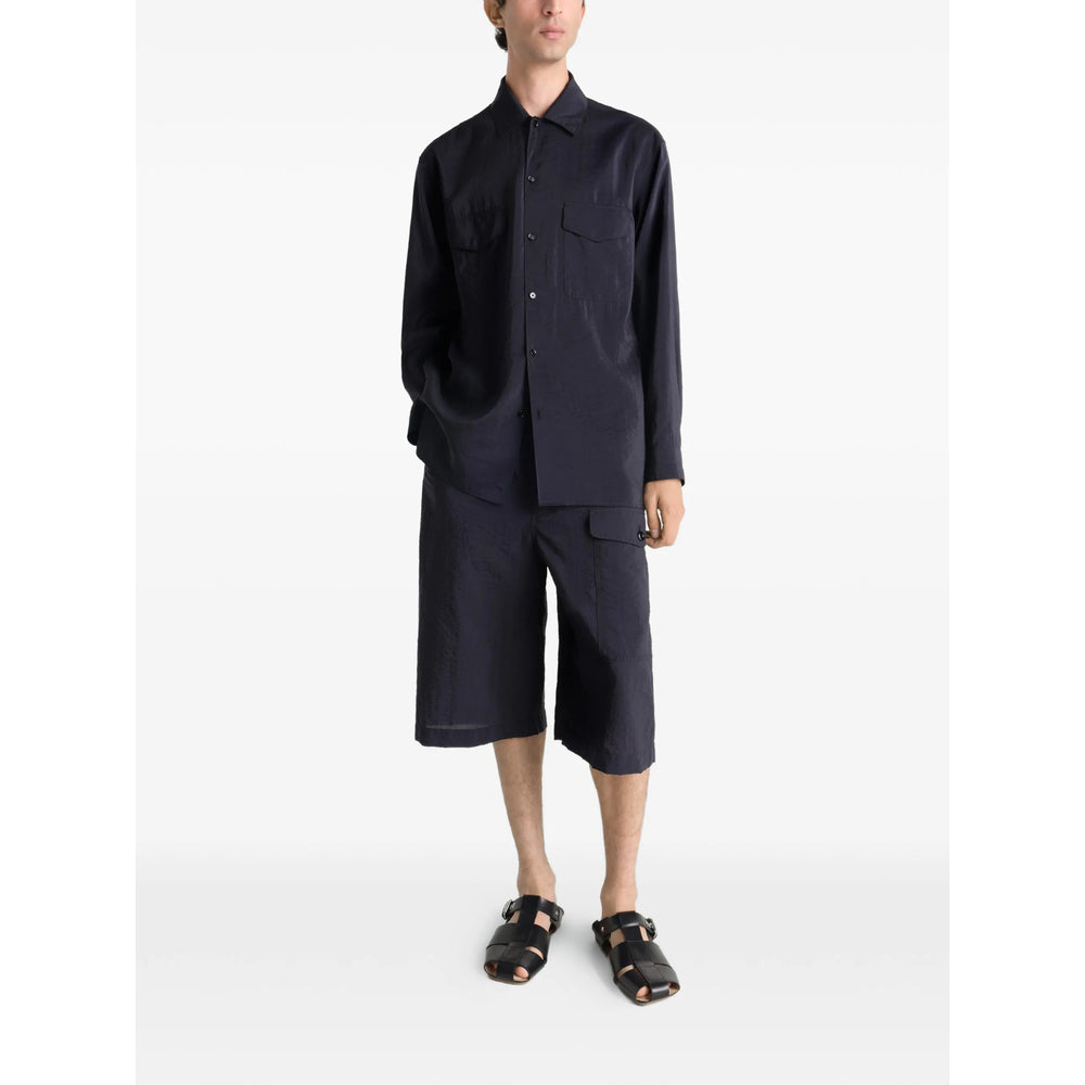 Lemaire Black Shorts - Cargo Shorts Men