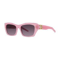 Givenchy Sunglasses Cat Eye Full Rim, White Frame and Green Lens GV40103I21N