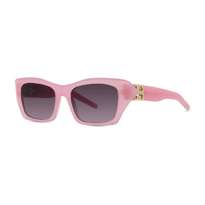 Givenchy Sunglasses Cat Eye Full Rim, White Frame and Green Lens GV40103I21N