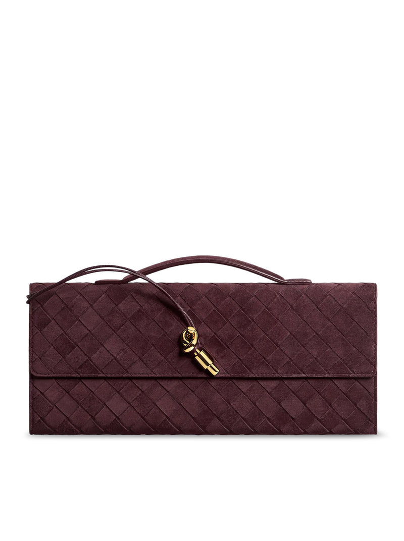 Bottega Veneta Bottega Veneta Women Let`S Go Suede Clutch