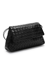 Bottega Veneta Women Woven Leather Pouch