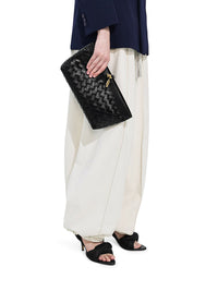 Bottega Veneta Bottega Veneta Women Woven Nappa Clutch With Distinctive Knot Detail