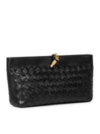 Bottega Veneta Bottega Veneta Women Woven Nappa Clutch With Distinctive Knot Detail