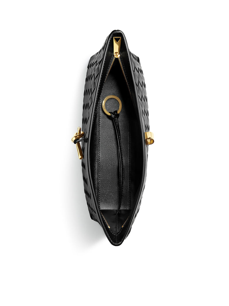 Bottega Veneta Bottega Veneta Women Woven Nappa Clutch With Distinctive Knot Detail