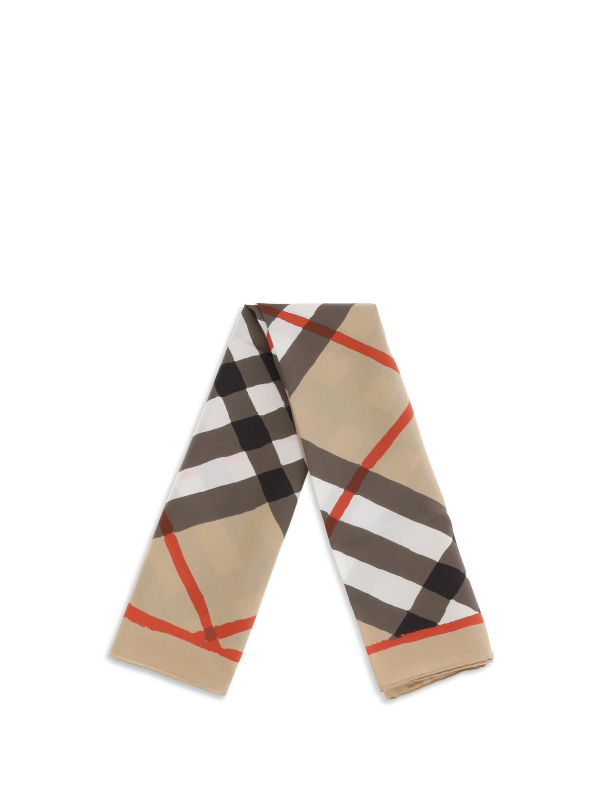 Burberry Women Silk Watercolour Check Scarf