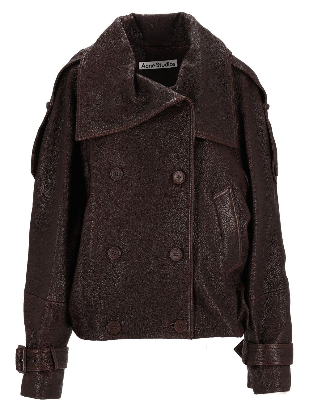 Acne Studios Women Full Grain Leather Jacket