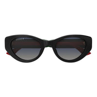 Gucci Gucci Sunglasses Cat Eye Full Rim, Black/Green Frame and Grey Gradient Lens GG1862S005