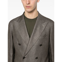 Tagliatore Brown Jackets - Blazers Men