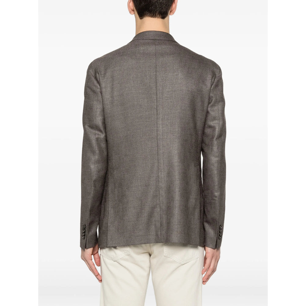 Tagliatore Brown Jackets - Blazers Men