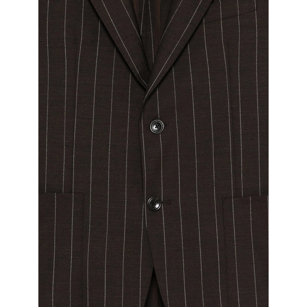 Tagliatore Brown Suits - Single Breasted Suits Men