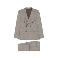 Tagliatore Neutrals Suits - Double Breasted Suits Men