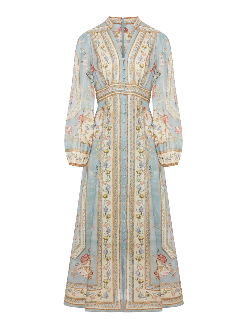 Zimmermann Women Roselight Plunge Midi Dress