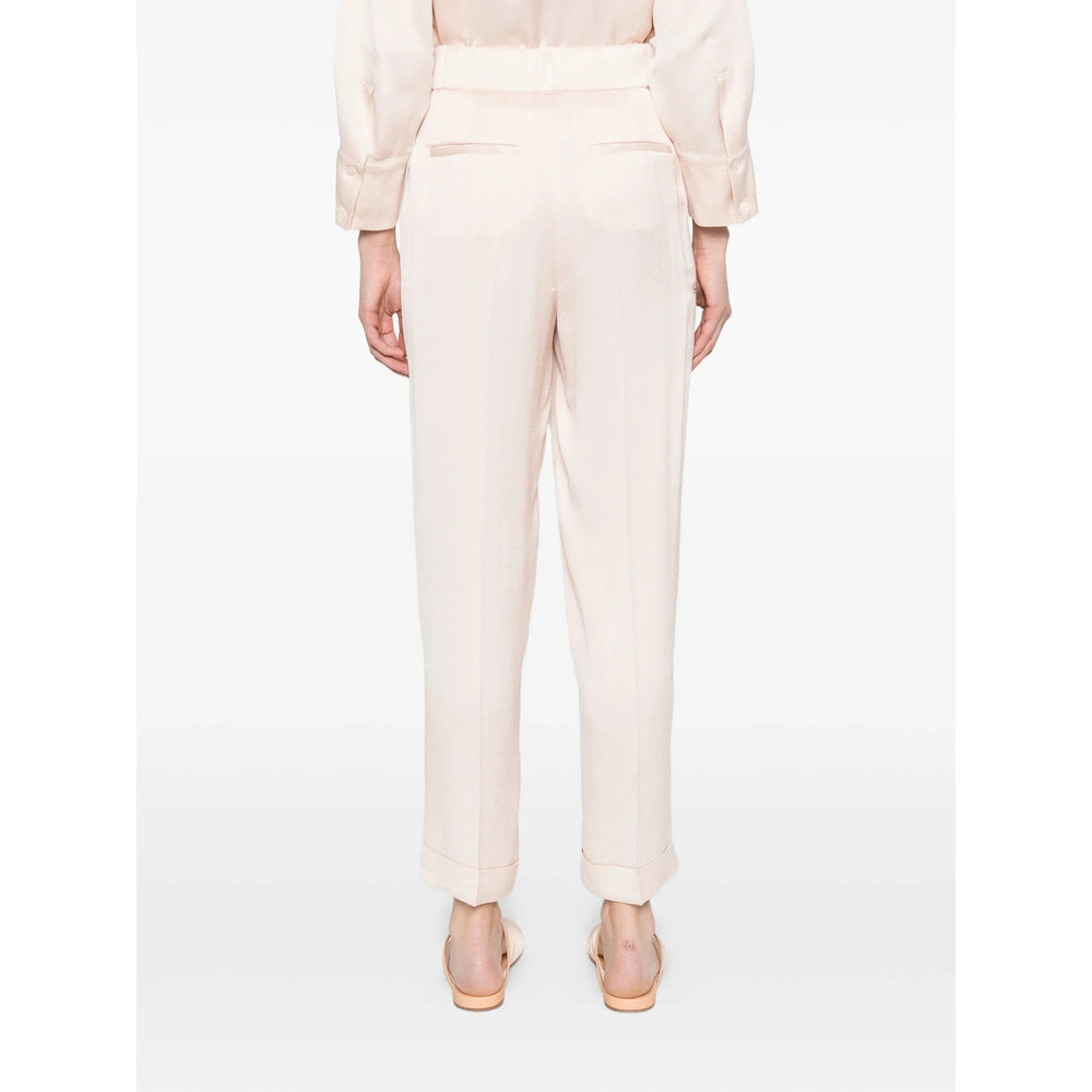 Peserico Pink Trousers - Flared Trousers Women