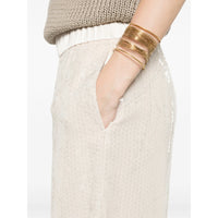 Peserico Peserico Neutrals Trousers - Palazzo Pants Women