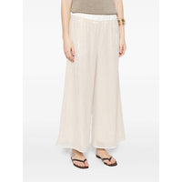 Peserico Peserico Neutrals Trousers - Palazzo Pants Women